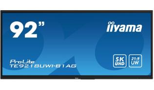 (92) 91.5 Iiyama ProLite TE9218UWI-B1AG (VA, 5120x2160, 500, 6.5ms, 60Hz) (4 x HDMI 2.0 / 1 x DisplayPort 1.4) głośniki
