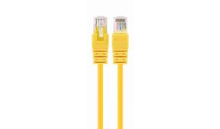 Gembird (1.5m) UTP cat. 5e RJ45 Kabel sieciowy (Patchcord) (żółty) [PP12-1.5M/Y]