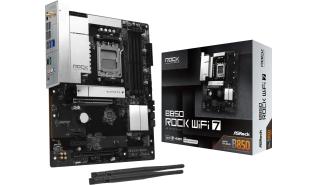 Asrock B850 ROCK WIFI 7 (AMD B850) [AM5, 4xDDR5 do 8000MHz, (HDMI 2.1) (2xM.2, 1xPCIe 5.0 x16, 1xPCIe 5.0 x16 (x4), 2xPCIe 4.0 x1), WiFi 7, BT 5.4, ATX]