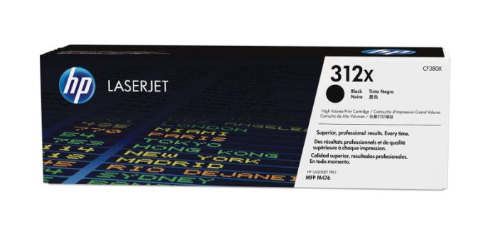 CF380X (312X) - czarny, oryginalny toner drukujący HP, 4400 stron (HP Color LaserJet Pro M476dn, M476dw, M476nw)