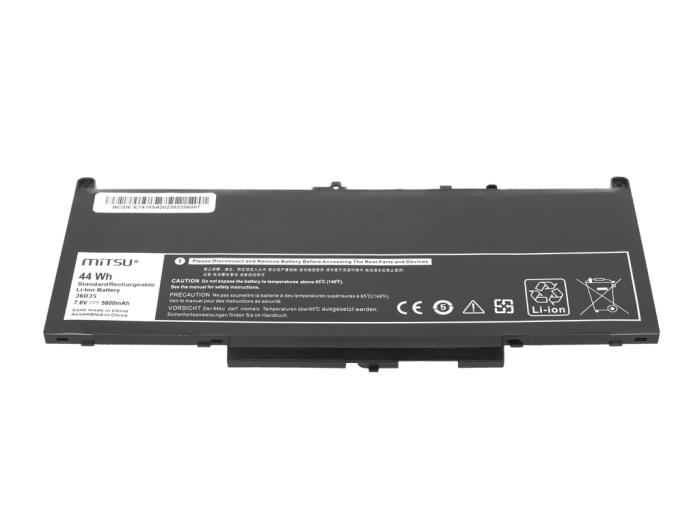 Mitsu bateria Dell Latitude E7270, E7470 7.4V/7.6V, 5800mAh (44Wh) 4 ogniwa [BC/DE-E7470S]