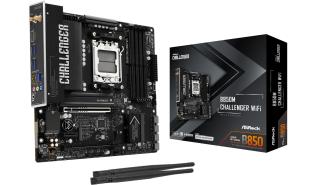 Asrock B850M CHALLENGER WIFI (AMD B850) [AM5, 4xDDR5 do 8000MHz, (HDMI 2.1) (2xM.2, 1xPCIe 5.0 x16, 1xPCIe 4.0 x1), WiFi 7, BT 5.4, micro ATX]