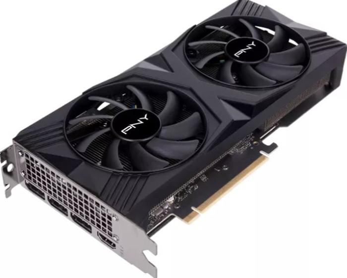 GeForce PCI-E RTX4070 PNY 12GB GDDR6X Verto Dual Fan [VCG407012DFXPB1] (1xHDMI 2.1a, 3xDP 1.4a) (192-bit, PCI-E 4.0)