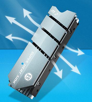 JEYI radiator na dysk SSD M2 (NVME SATA) [ZN0431]