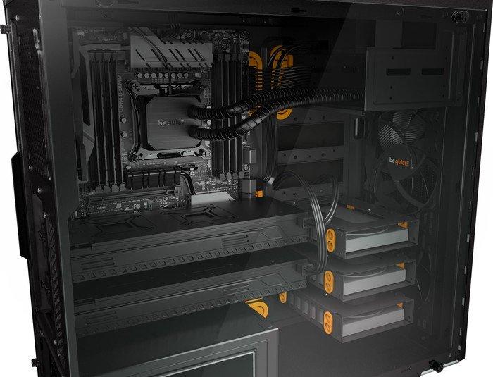 be quiet! Pure Base 600 Window Orange ATX Midi (szkło hartowane) (2xUSB 3.0) (8x2.5, 2x5.25) [BGW20]