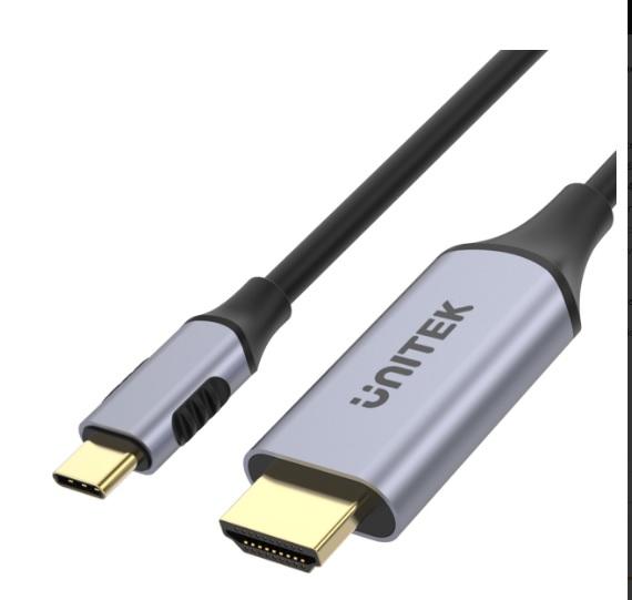 Unitek V1125A kabel (adapter) USB-C / HDMI 2.0 Ultra HD 4K, 2K (1.8m)