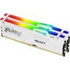 DDR5 64GB (2x32GB) 6000 MHz Kingston Fury Beast White RGB EXPO CL30 30-36-36 1.4V [KF560C30BWEAK2-64]