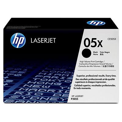 CE505XC (05X) - czarny, oryginalny toner drukujący HP, wydajność ok. 6500 stron ( (HP LaserJet P2055, P2055d)
