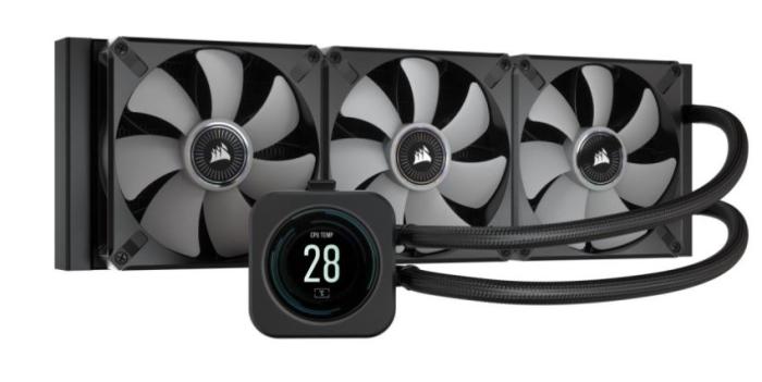 Corsair iCUE H150i ELITE RGB 3x120mm LCD Display [CW-9060062-WW]