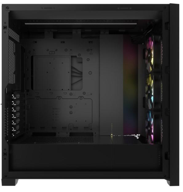 Corsair iCUE 5000D RGB Airflow Tempered Glass Mid-Tower Black (szkło hartowane) (2x2.5, 2x3.5/2.5) (2xUSB 3.2 Gen1, 1xUSB-C Gen1)  [CC-9011242-WW]