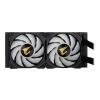 Gigabyte AORUS WATERFORCE X 240 All-in-one Liquid Cooler with Circular LCD Display RGB Fusion 2.0 Triple 120mm ARGB