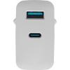 Ładowarka sieciowa Natec Ribera GaN 45W Quick Charge 3.0 1xUSB-C/1xUSB-A (5V-20V/3A/45W) (biały) [NUC-2142]