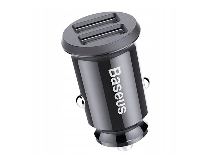 Baseus samochodowa 2xUSB Black [CCALL-ML01]