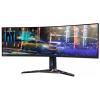 45’’ Lenovo Legion R45w-30 (VA LED zakrzywiony, 5120x1440, 450, 4ms, 99%sRGB, HDR400, 165Hz) (2xHDMI 2.1, 1xDP 1.4, 1xUSB-C 3.0/DP 1.4, 3xUSB-A 3.0, 1xUSB-B 3.0) głośniki (2x3W), czarny [67B1GAC3EU]