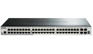 D-Link 52-Port Smart Managed Gigabit Stack Switch 4x 10G dlink green 3.0 48x 10/100/1000Mbit/s TP RJ-45 Port 4x 10Gbit/s Fiber SFP+ [DGS-1510-52X/E]