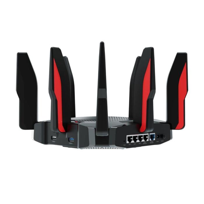TP-Link Wireless Gigabit Router WiFi 6 AX6600 574/1201/4804MBps/s 1xUSB 2.0, 1xUSB 3.0 (trzypasmowy) [Archer GX90]