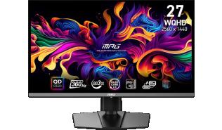 (27) MSI MPG 271QRXDE QD-OLED  (QD-OLED, 2560x1440, 1000, 0.03ms, 138%sRGB 360Hz) (2xHDMI 2.1, 1xDP 1.4, USB-C z DP 1.4 90W)  pivot, czarny