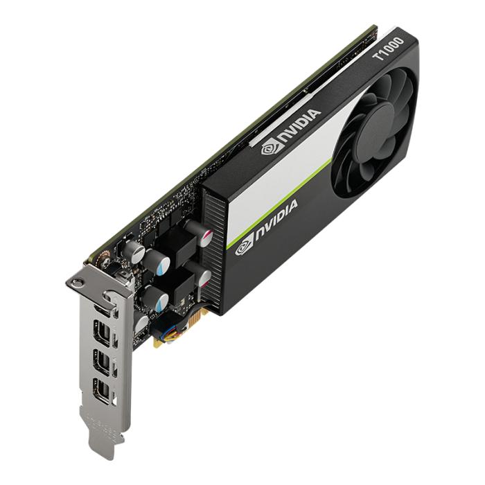 PNY NVIDIA T1000 LP 4GB GDDR6 PCI-E Low Profile bulk [VCNT1000BLK-1] (4xmini DP 1.4) (128-bit, PCI-E 3.0)