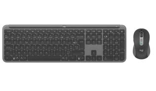 Logitech Signature Slim MK950 Graphite Wireless/Bluetooth BT for Business (niskoprofilowa, membranowa) (przełączanie pomiędzy 3 urządzeniami) [920-012508]