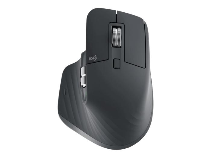 Logitech MX Master 3s Bluetooth BT (grafitowy) (optyczna, ergonomiczna, 2, 7, wbudowany akumulator) [910-006559]