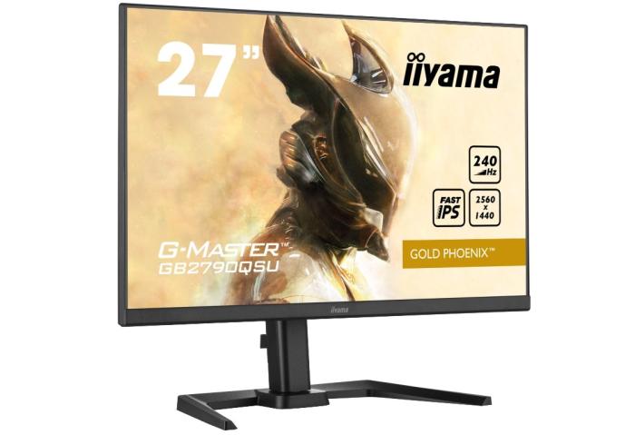 27’’ Iiyama G-Master GB2790QSU-B5 (IPS LED, 2560x1440, 400, 1ms, 240Hz) (HDMI, DP, 2xUSB 3.2, Audio) czarny, pivot, głośniki