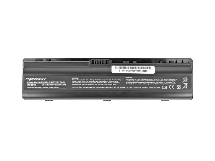 Movano bateria HP dv2000, dv6000 10.8V/11.1V, 4400mAh [BT/HP-DV2000]