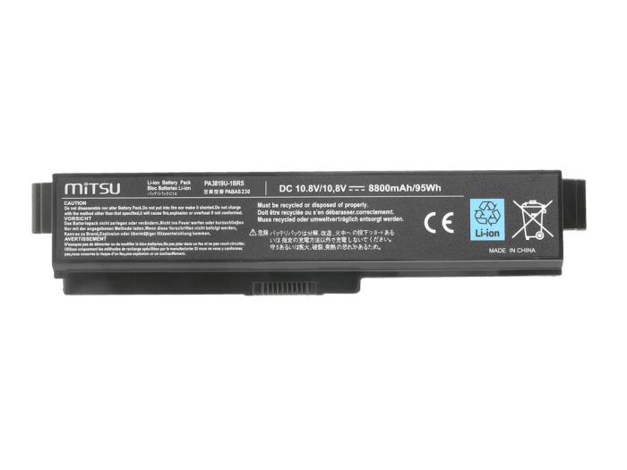Mitsu bateria Toshiba L700, L730, L750 10.8V/11.1V, 8800mAh [BC/TO-L750HH]