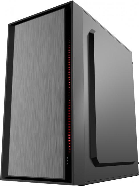Gembird Fornax 960R Red (czarny) (akryl) (2x USB 3.0) (1x2.5, 2x2.5/3.5, 1x3.5, 1x5.25) [CCC-FORNAX-960R]