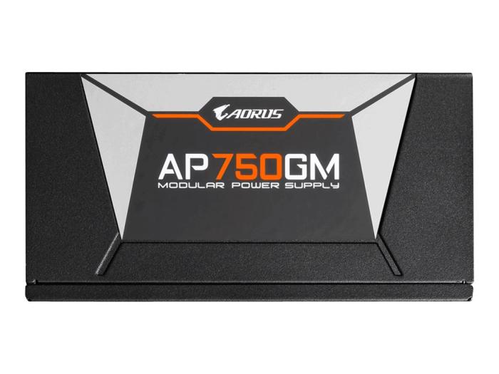 Gigabyte AORUS (750W) (1x135mm) Modularny 80+Gold (CPU 2x4+4) (PCI-E 4x6+2) (3xMolex, 6xSATA) [GP-AP750GM]