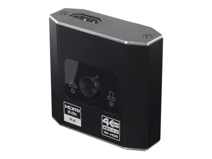 Przełącznik Gembird HDMI 2 porty HDMI 2.0b 4K 60Hz [DSW-HDMI-21]