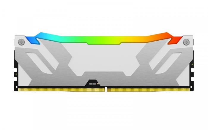 DDR5 16GB 6400 MHz Kingston Fury Renegade White RGB CL32 1.4V [KF564C32RWA-16]