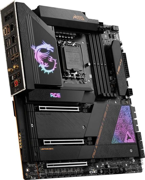 MSI MEG Z790 ACE (Intel Z790) [S1700, 4xDDR5 do 7800MHz, (DP Type-C, 2x mini DP in) (5xM.2, 1xPCIe 5.0 x16, 1xPCIe 5.0 x16 (x8), 1xPCIe 4.0 x16 (x4)), WiFi 6E, BT 5.3, ATX]
