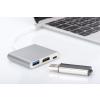 Digitus adapter USB-C Type-C / HDMI 4K 30Hz, USB-C PD, USB 3.0 (20cm) [DA-70838-1]