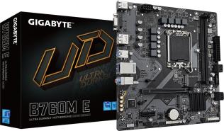 Gigabyte B760M E (Intel B760) [S1700, 4xDDR4 do 7200MHz, (HDMI 2.1, DP 1.2, VGA) (2xM.2, 1xPCIe 4.0 x16, 1xPCIe 3.0 x1), micro ATX]