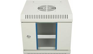 Extralink szafa rack wisząca 10 4U 300x300 drzwi przeszklone (szary) [EX.14466-4U]