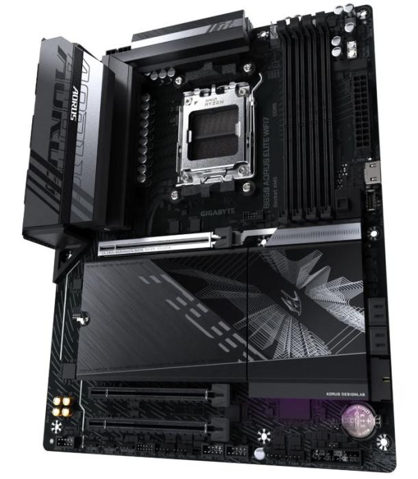 Gigabyte B850 AORUS ELITE WIFI7 (AMD B850) [AM5, 4xDDR5 do 8200MHz, (DP 1.4) (3xM.2, 1xPCIe 5.0 x16, 2xPCIe 3.0 x16 (x1), WiFi 7, BT 5.4, ATX]