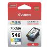 CL-546XL (8288B001) - kolor, oryginalny wkład z atramentem Canon, 13 ml, 300 stron (Canon PIXMA MG 2450, 2550, 2455, 2950, PIXMA iP2850, TS305, TS3350, TS3450, TS3550, TS3551, TR4550, TR4551)