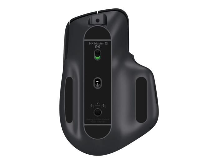 Logitech MX Master 3s Bluetooth BT (grafitowy) (optyczna, ergonomiczna, 2, 7, wbudowany akumulator) [910-006559]