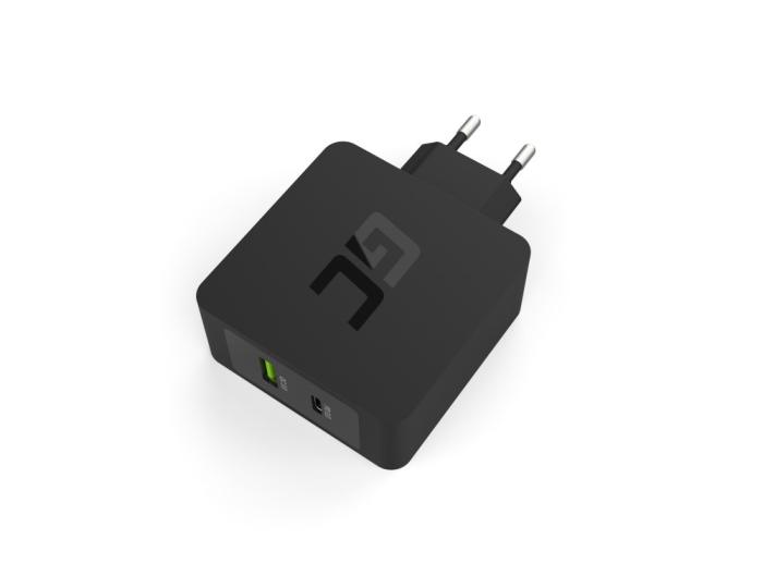Green Cell Quick Charge 3.0 Uniwersalna ładowarka (zasilacz) sieciowa 230V / 1xUSB-C, 1xUSB (30W) [CHAR08]