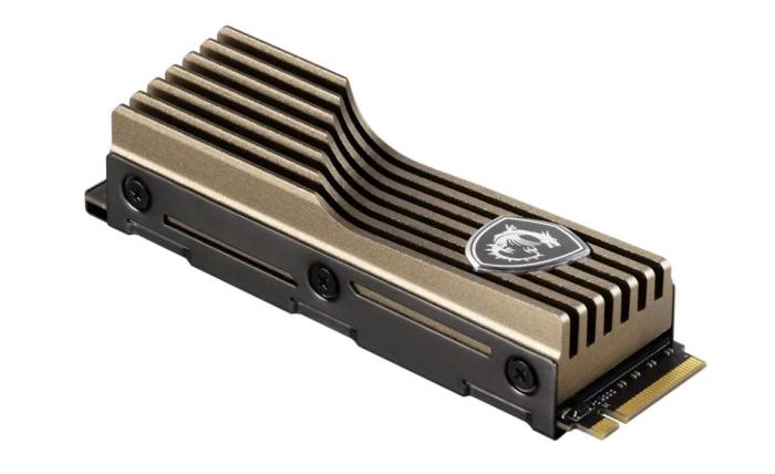 MSI Spatium M480 Pro Heatsink 1TB SSD M.2 2280 PCIe Gen4x4 NVMe (7400/6000 MB/s) [S78-440L1J0-P83]