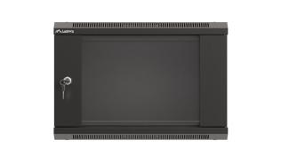 Lanberg szafa rack wisząca 19 6U 540x350 drzwi szklane (czarny) [WF03-5306-10B]