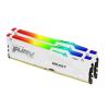 DDR5 32GB 5600 MHz Kingston Fury Beast White RGB XMP CL40 40-40-40 1.25V [KF556C40BWA-32]