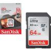 Secure Digital 64GB Sandisk SDXC Ultra Class 10 UHS-I (120MB/s) [SDSDUN4-064G-GN6IN]