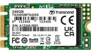 Transcend MTS420S 240GB SSD M.2 2242 SATA III TLC (500/430MB/s) (TBW 80TB) [TS240GMTS420S]