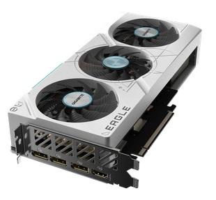 GeForce PCI-E RTX4070Ti Super Gigabyte 16GB GDDR6X Eagle OC Ice [GV-N407TSEAGLEOCICE-16GD] (1xHDMI 2.1a, 3xDP 1.4a) (256-bit, PCI-E 4.0)