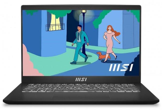 MSI Modern 14 [C12MO-868PL] 10-Core i5-1235U/14 1920x1080 matowa IPS/16GB DDR4 (max 32GB)/512GB SSD/Iris Xe/pk/1.4kg/Win11Home