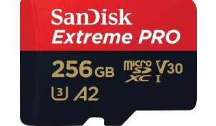 Secure Digital 256GB Sandisk SDXC Extreme Plus V30 UHS-I U3 (190/130MB/s) [SDSDXWV-256G-GNCIN]