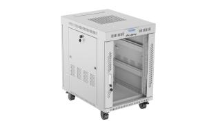 Lanberg szafa rack stojąca 19 15U 600x800 drzwi szklane LCD V2 (szary) [FF01-6815-12SL]