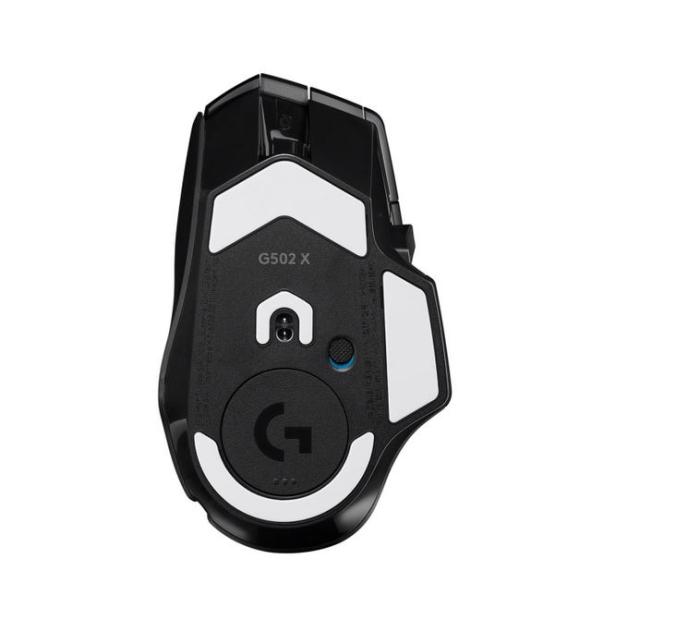 Logitech G502 X Plus Czarna 25600dpi 40G RGB (optyczno-radiowa, 1, 13, wbudowany akumulator) [910-006162]