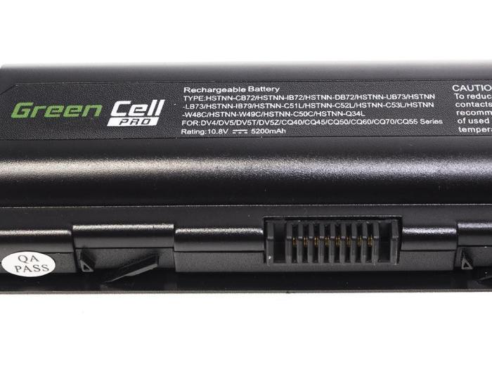 Green Cell PRO bateria do HP DV4 DV5 DV6 CQ60 CQ70 G50 G70, 11.1V 5200mAh [HP01PRO]